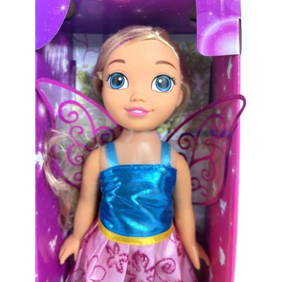 Fairyland Doll Best Friend Forever Blond Hair Blue Eyes Sparkly Wings 11 Inch - Picture 4 of 7